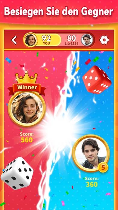 Yatzy GO! Würfel Brettspiele Spiel-Screenshot