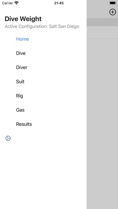 Dive Weight App screenshot #1
