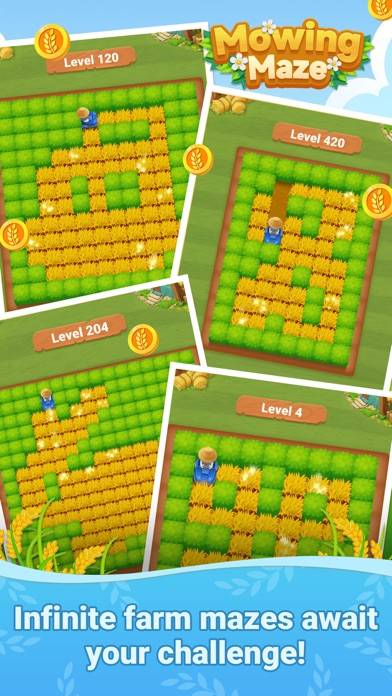 Mowing Maze - Farm Puzzle Game screenshot