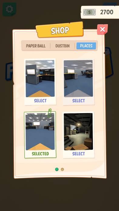 Office Paper Toss game screenshot