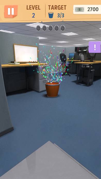 Office Paper Toss game screenshot
