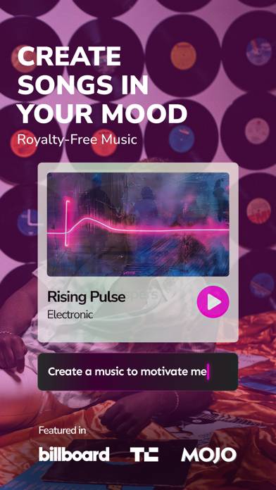 Suno AI: Music Generator Songz Captura de pantalla de la aplicación #2