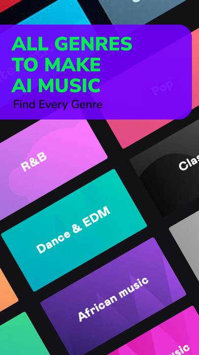 Suno AI: Music Generator Songz Captura de pantalla de la aplicación #4