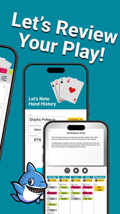 Poker Hand Note game screenshot
