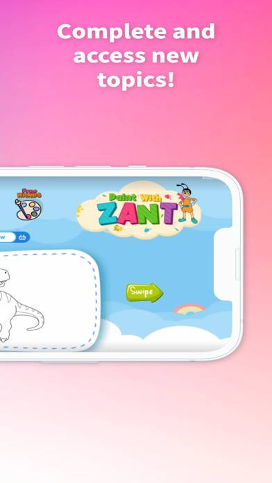 Paint with Zant: Kids Coloring game screenshot