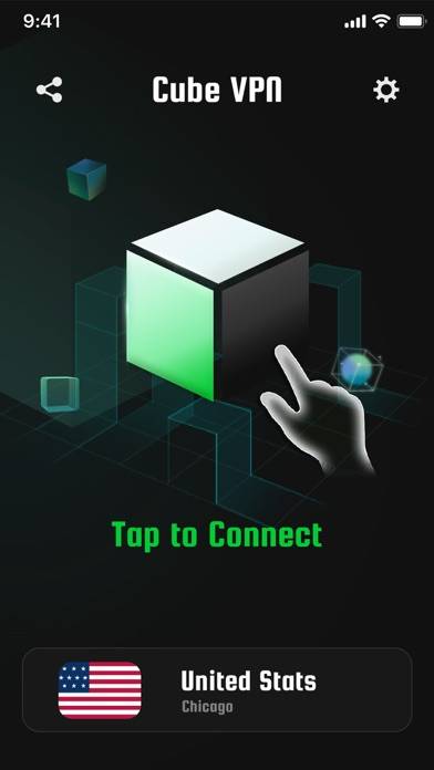 Cube VPN - Fast & Safe ekran görüntüsü