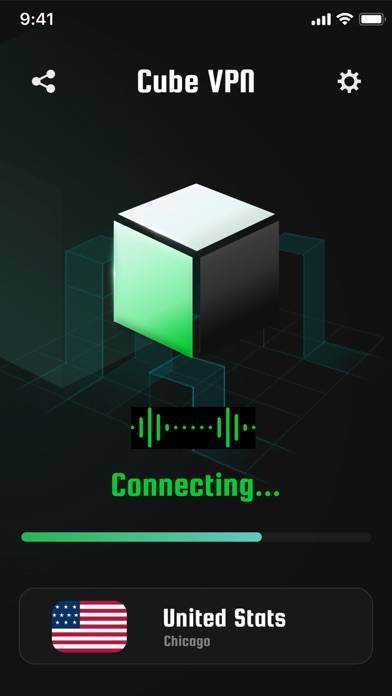 Cube VPN App screenshot #2
