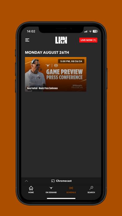 LHN (Longhorn Network) App screenshot