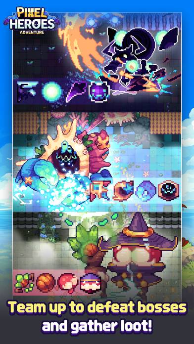 Pixel Heroes Adventure : MMO game screenshot