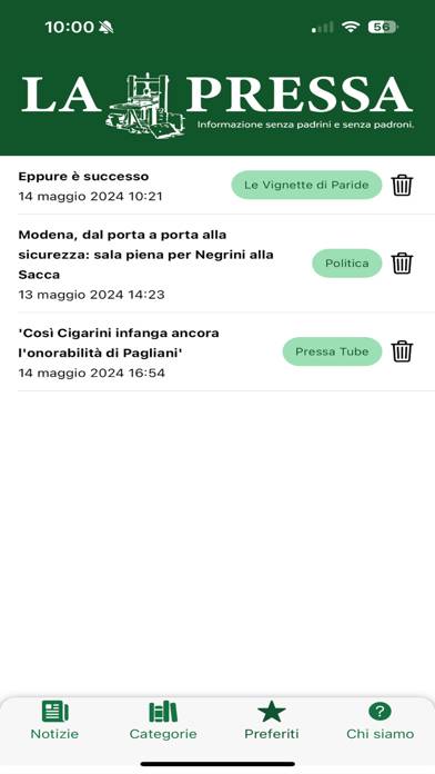 La Pressa Schermata dell'app