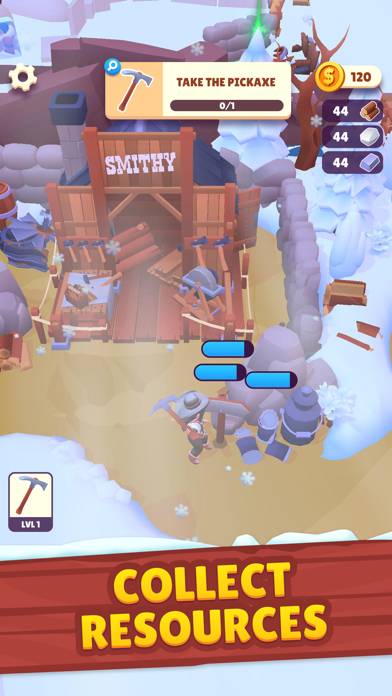 Gold Rush: Frozen Adventures game screenshot