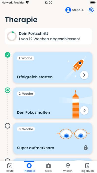 ORIKO ADHS-Therapie App-Screenshot