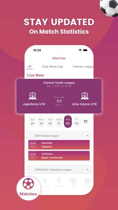 Nova Soccer Hub : Live Score App screenshot