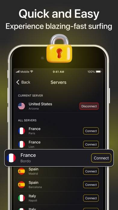 VPN Protect Captura de pantalla de la aplicación #2