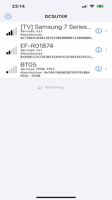 DCS Scooter Controller App-Screenshot