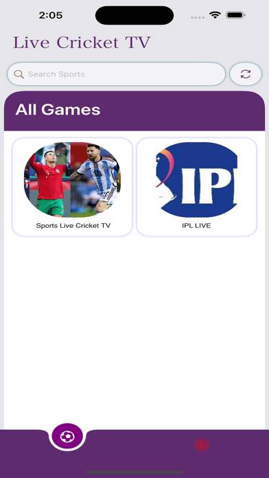 Sports Live Cricket TV HD App skärmdump #1
