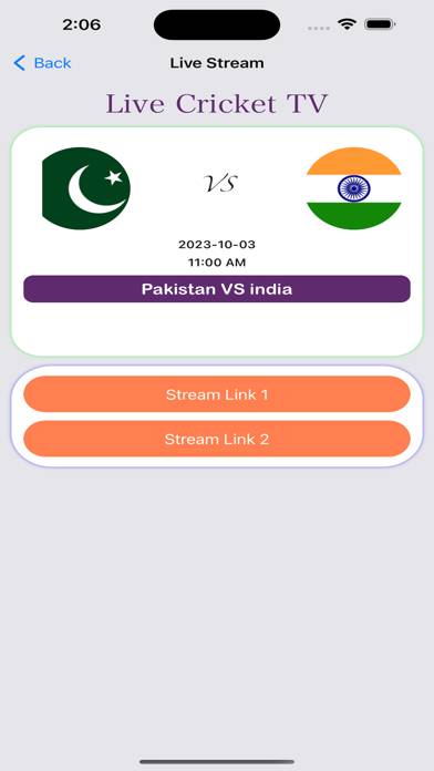 Sports Live Cricket TV HD App skärmdump #3