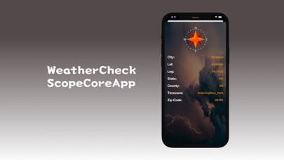 WeatherCheckScopeCoreApp Capture d'écran de l'application #1
