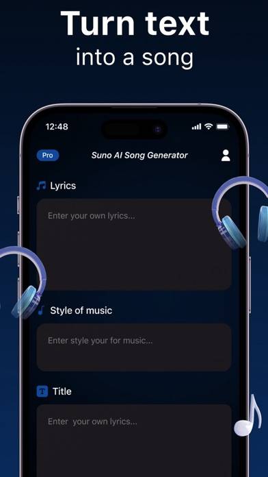 AI Music : AI Song Generator Schermata dell'app #2