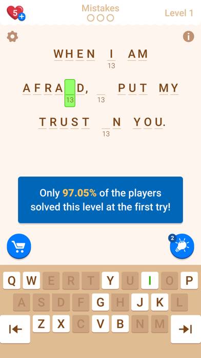 Cryptogram: Bible Code game screenshot