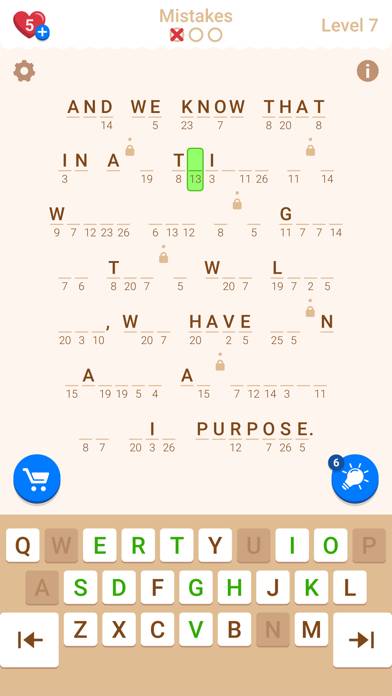 Cryptogram: Bible Code game screenshot