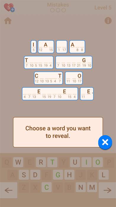 Cryptogram: Bible Code game screenshot