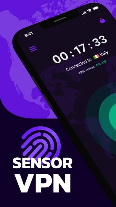 Sensor VPN - Fast & Secure Bildschirmfoto