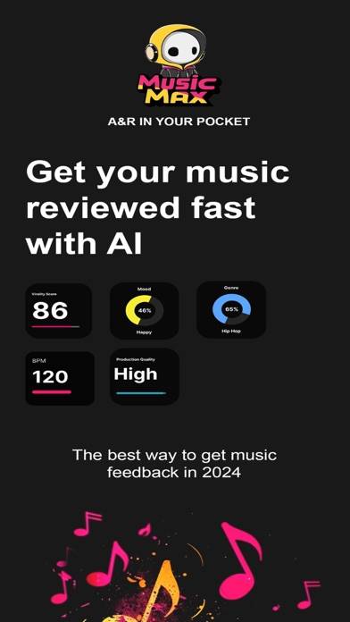 Music Max AI - Song Analyzer screenshot