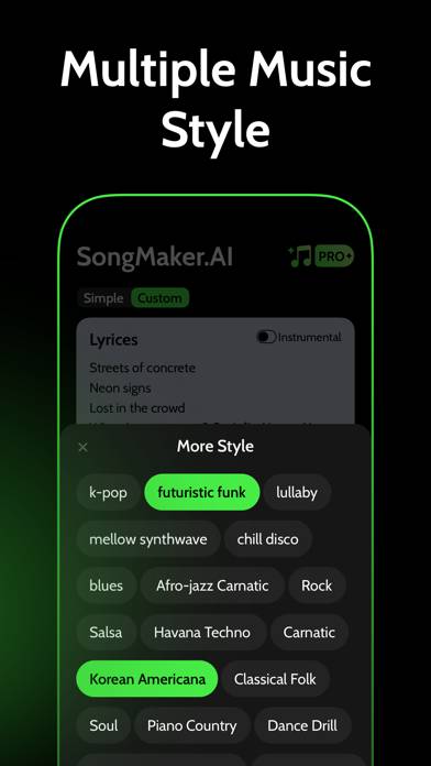 SongMaker.AI App screenshot