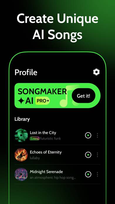 SongMaker.AI App screenshot