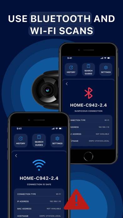 Spy Cam Scanner Home Security App-Screenshot