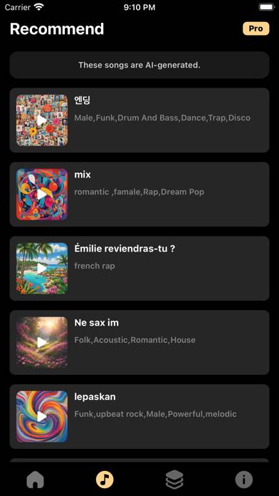 Suno Music AI App screenshot #2