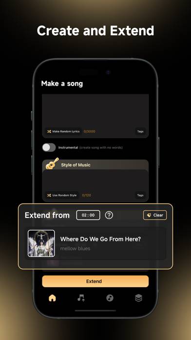 Music AI App skärmdump #6