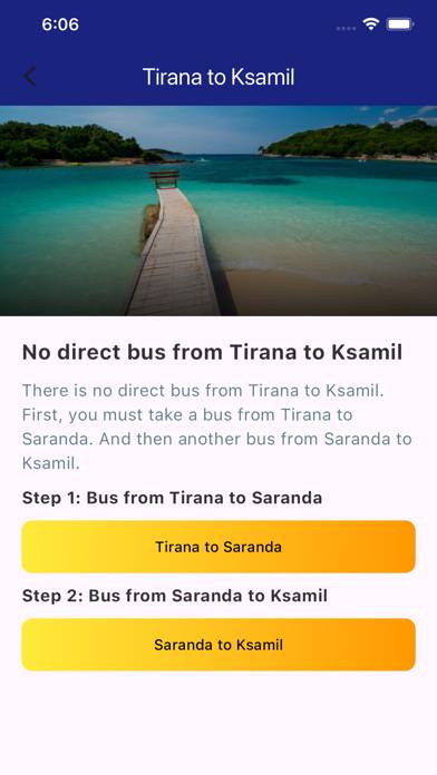Albania Bus Timetable App screenshot #3