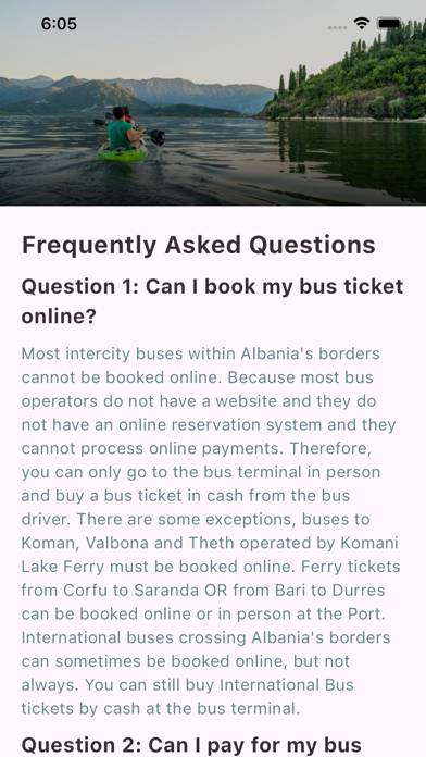 Albania Bus Timetable App skärmdump #5