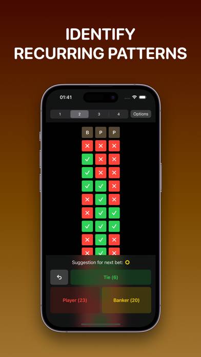 Gamblettist Captura de pantalla de la aplicación