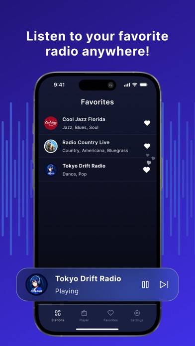 Radio App: Simple FM, AM Tuner App screenshot #2