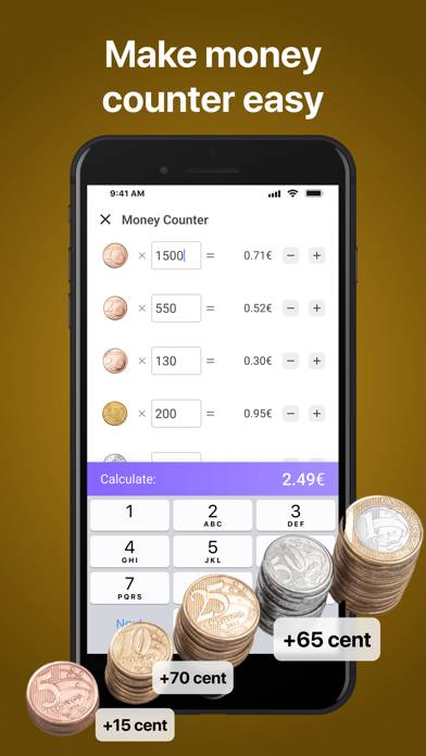 Coin identifier- Money Counter App screenshot