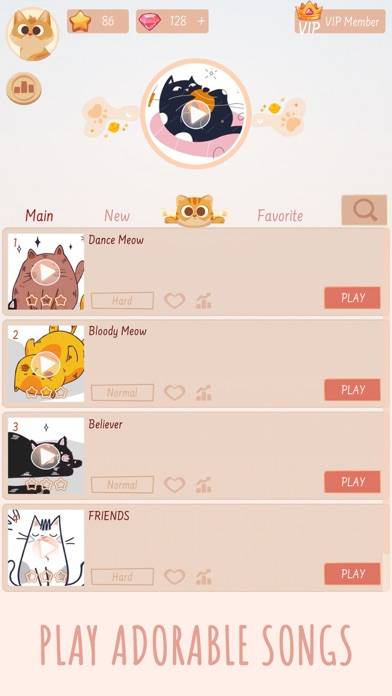 Cat Music: Singing Cat Game game screenshot