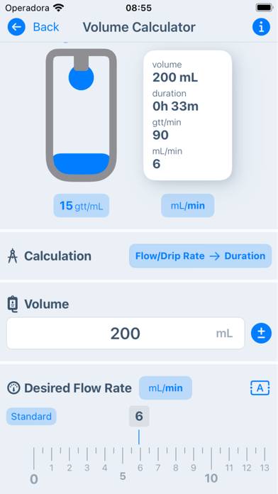 EasyDrops IV Drip Calculator App screenshot #1