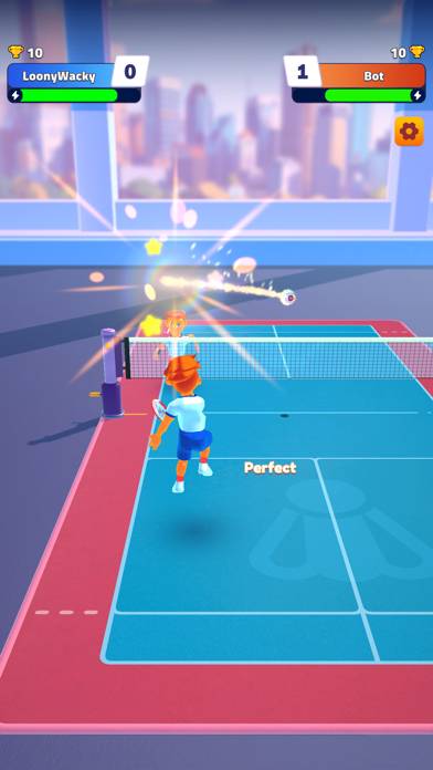 Smash Badminton 3D Game capture d'écran