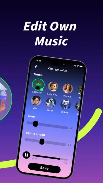 ToneSnap: Música MP3 Offline Captura de pantalla de la aplicación
