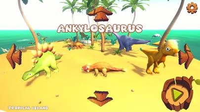 Little Dino Adventure for Kids captura de pantalla del juego