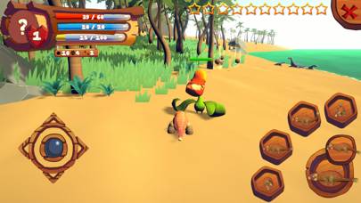 Little Dino Adventure for Kids captura de pantalla del juego