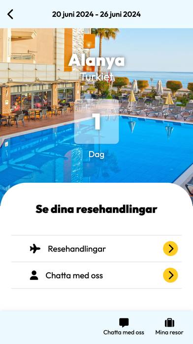 Solresor App skärmdump