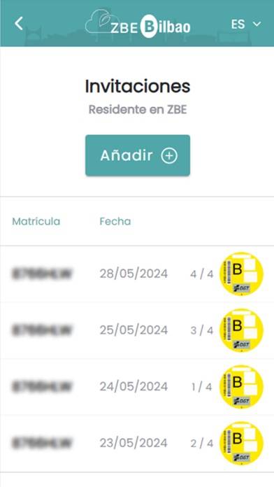 ZBE Bilbao EGE Captura de pantalla de la aplicación #2