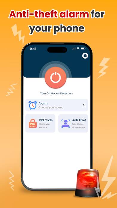 Don't touch phone: Alarm App-Screenshot #3