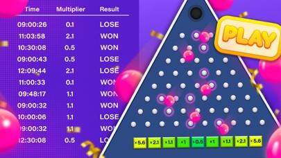 plinko-plunk balls game screenshot