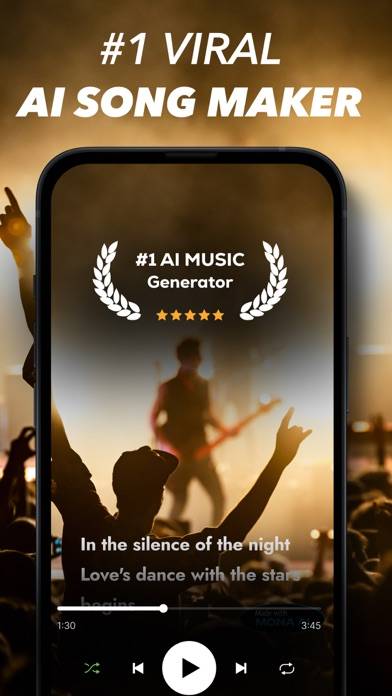 Sona AI Song & Music Generator Schermata dell'app #1