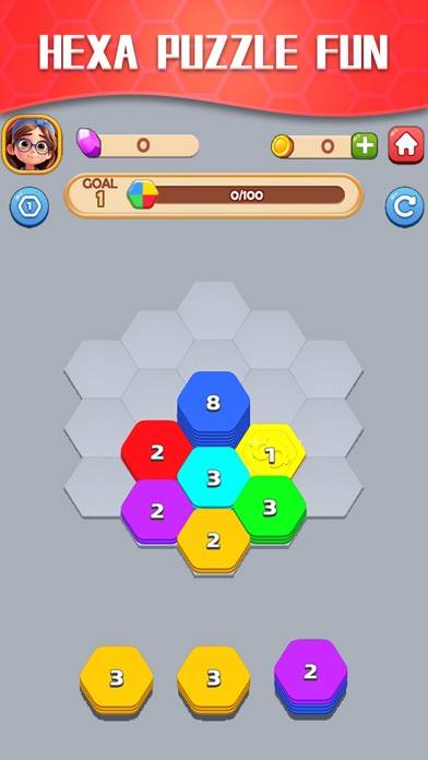 Hexa Merge Sort : Block Puzzle App screenshot #1